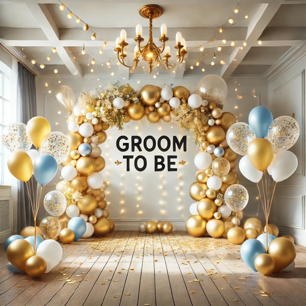 Groom to be Balloon Decoration in Delhi